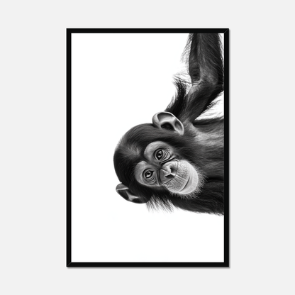 Cheeky Chimpanzee - Monochrome Studio