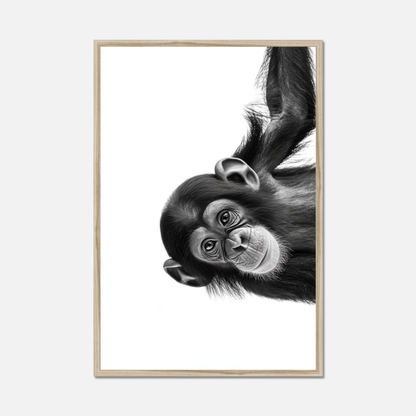 Cheeky Chimpanzee - Monochrome Studio