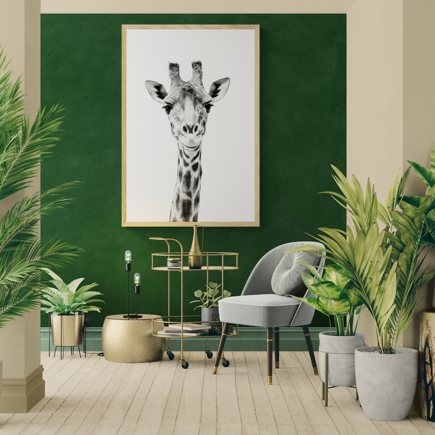 Giraffe - Monochrome Studio