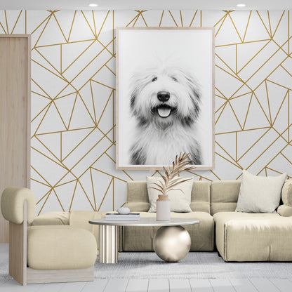 Old English Sheepdog - Monochrome Studio