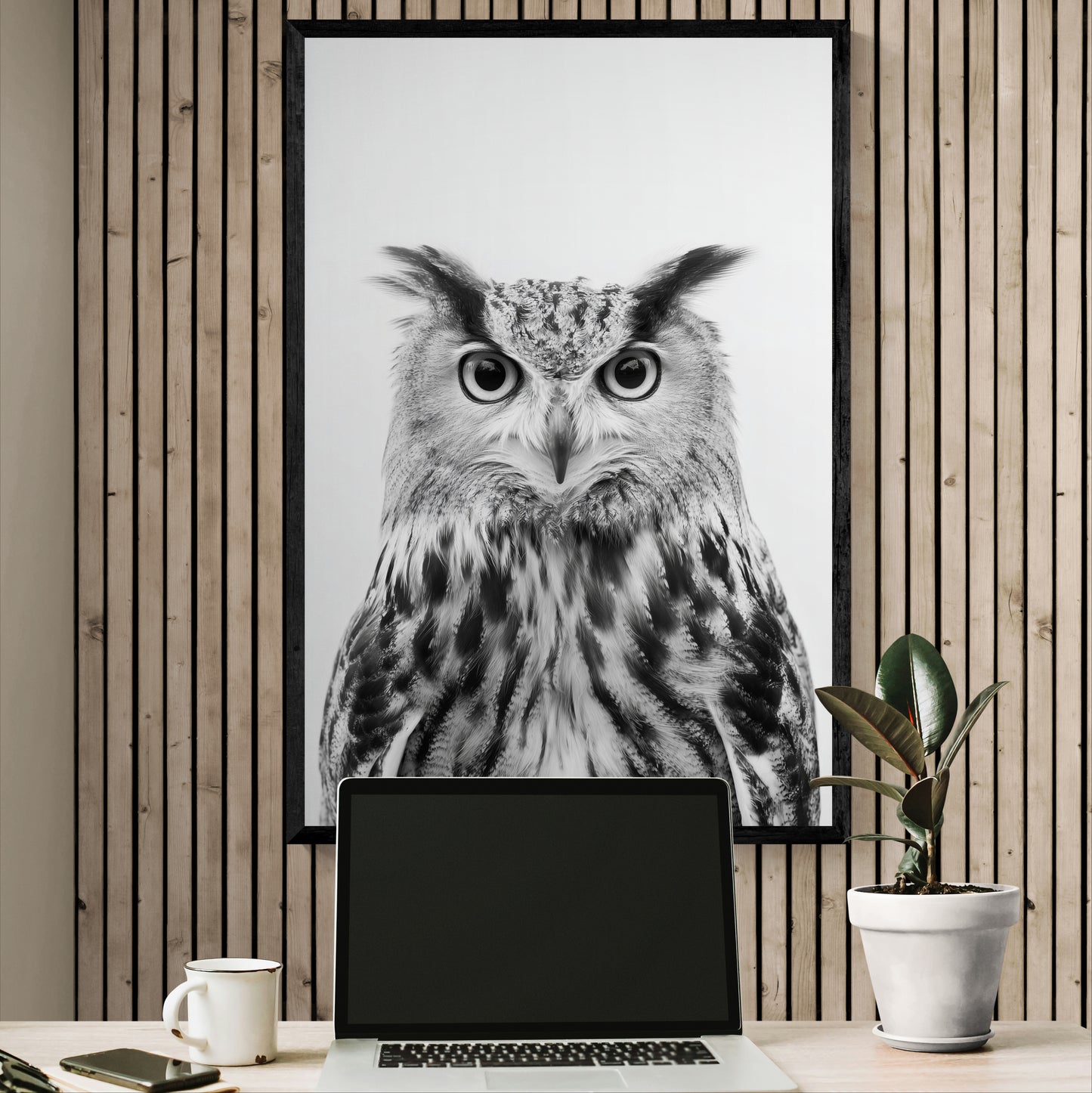 Owl - Monochrome Studio