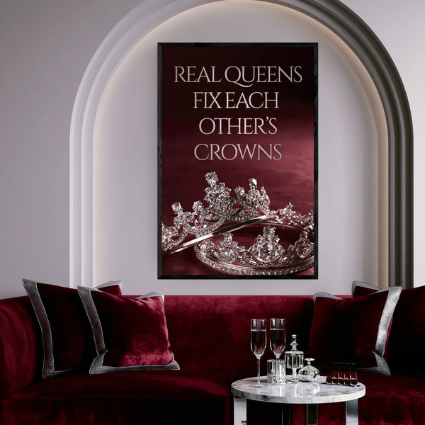 Real Queens Fix Each Other's Crowns - Glam & Gloss